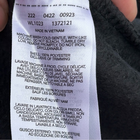 Columbia Black Fleece Full Zip Outerwear Layering Vest Size Small - Picture 4 of 4